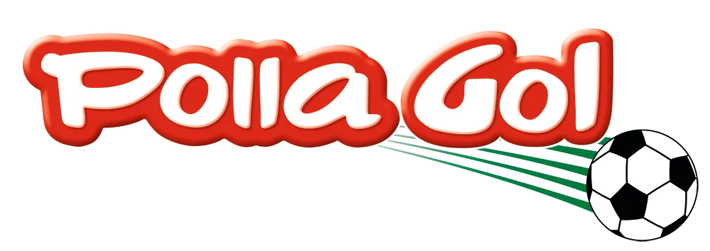 Logotipo de Polla Gol con un balón de fútbol